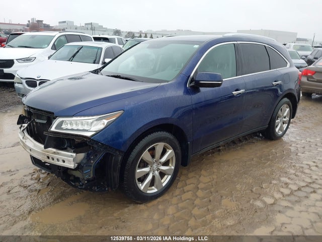 Aukcja sprzedaży 2015 Acura Mdx Advance, vin: 5FRYD4H80FB502170, numer aukcji: 12539758