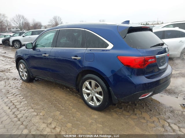 Aukcja sprzedaży 2015 Acura Mdx Advance, vin: 5FRYD4H80FB502170, numer aukcji: 12539758