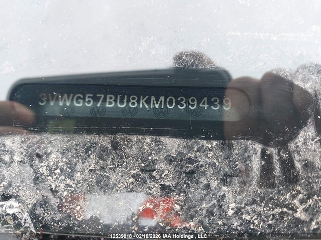 3VWG57BU8KM039439 Volkswagen Jetta 1.4 Tsi Execline