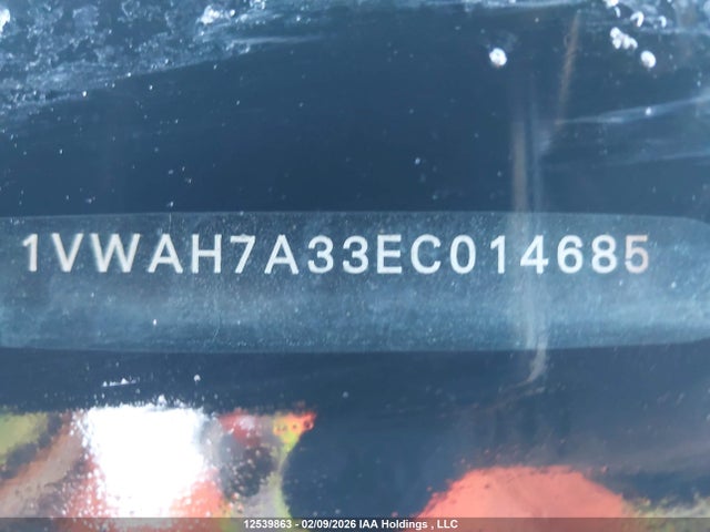 1VWAH7A33EC014685 Volkswagen PASSAT S