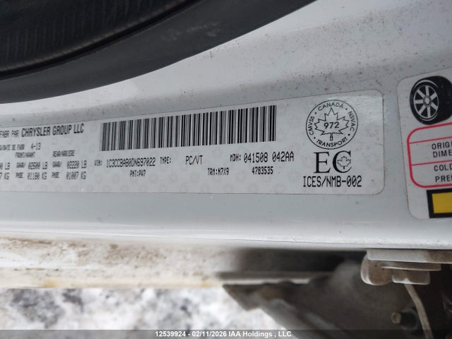 Продажа на аукционе авто 2013 Chrysler 200 Lx, vin: 1C3CCBAB0DN697022, номер лота: 12539924
