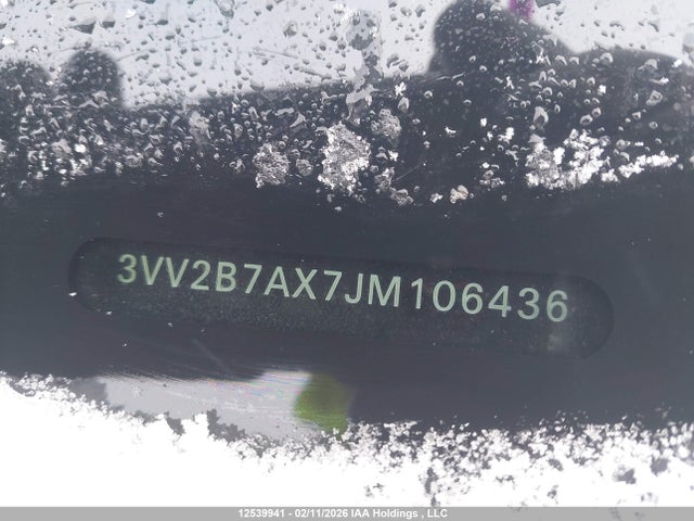 3VV2B7AX7JM106436 Volkswagen Tiguan Se/sel