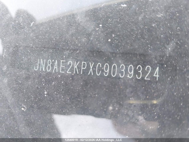Продажа на аукционе авто 2012 Nissan Quest S/sv/sl/le, vin: JN8AE2KPXC9039324, номер лота: 12540019