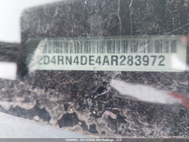 12540062 :رقم المزاد ، 2D4RN4DE4AR283972 vin ، 2010 Dodge Grand Caravan Se مزاد بيع