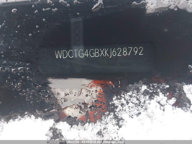 WDCTG4GBXKJ628792 Mercedes-Benz Gla 250 4matic