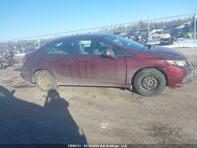 2013 Honda Civic Lx მანქანა იყიდება აუქციონზე, vin: 2HGFB2F48DH043515, აუქციონის ნომერი: 12540131