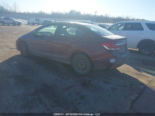 2013 Honda Civic Lx მანქანა იყიდება აუქციონზე, vin: 2HGFB2F48DH043515, აუქციონის ნომერი: 12540131