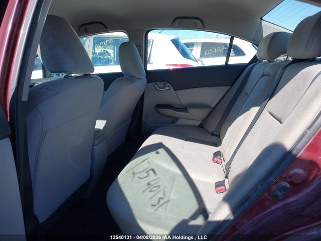 2013 Honda Civic Lx მანქანა იყიდება აუქციონზე, vin: 2HGFB2F48DH043515, აუქციონის ნომერი: 12540131