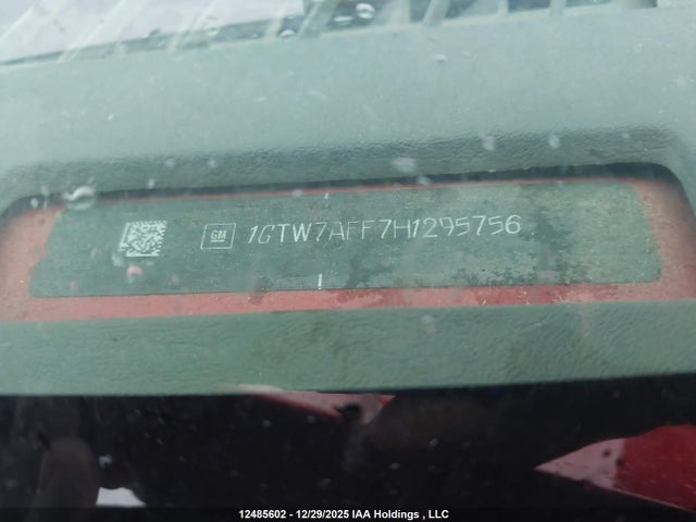 Aukcja sprzedaży 2017 Gmc Savana 2500 Work Van, vin: 1GTW7AFF7H1295756, numer aukcji: 12485602
