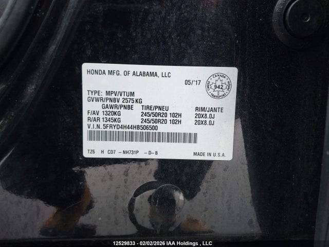 Acura Mdx Navigation Package 2017 5FRYD4H44HB506500 Image 18