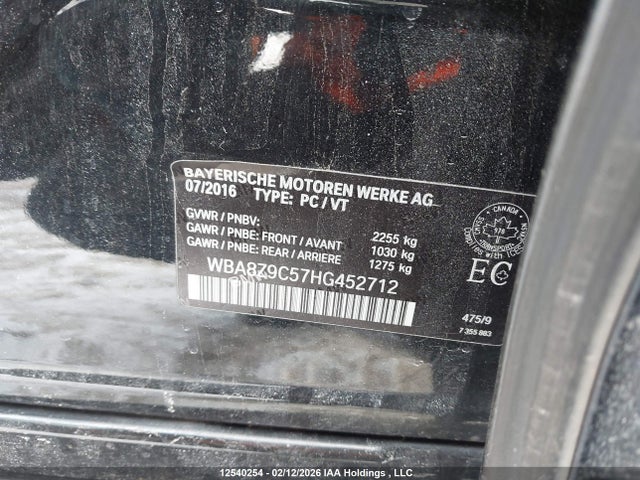 WBA8Z9C57HG452712 BMW 330i Gran Turismo Xdrive
