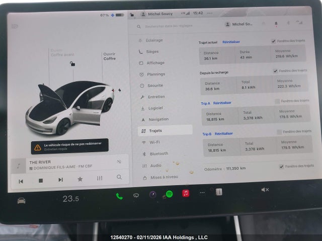5YJ3E1EAXLF670019 Tesla Model 3 Standard Range Plus