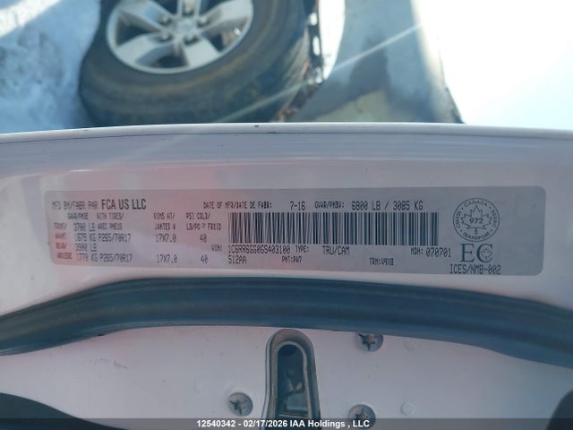 1C6RR6GG0GS403100 RAM 1500 Slt