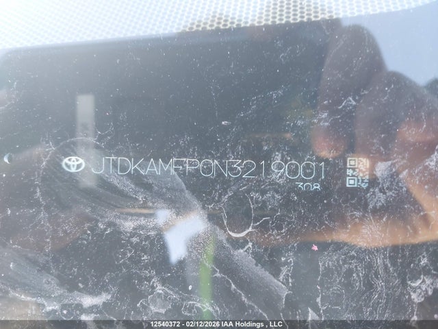 JTDKAMFP0N3219001 Toyota PRIUS PRIME