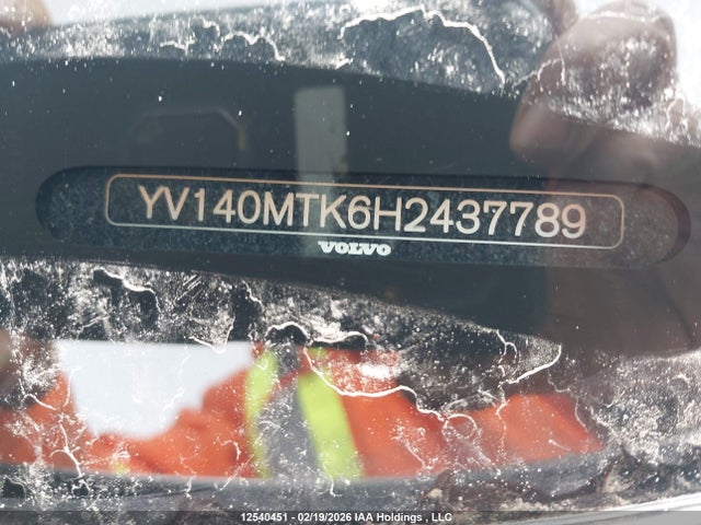Продаж на аукціоні авто 2017 Volvo S60 Premier, vin: YV140MTK6H2437789, номер лоту: 12540451