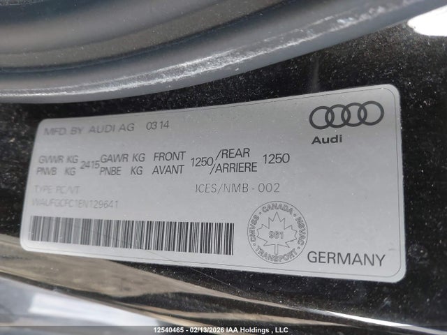 WAUFGCFC1EN129641 Audi A6 3.0 Progressiv