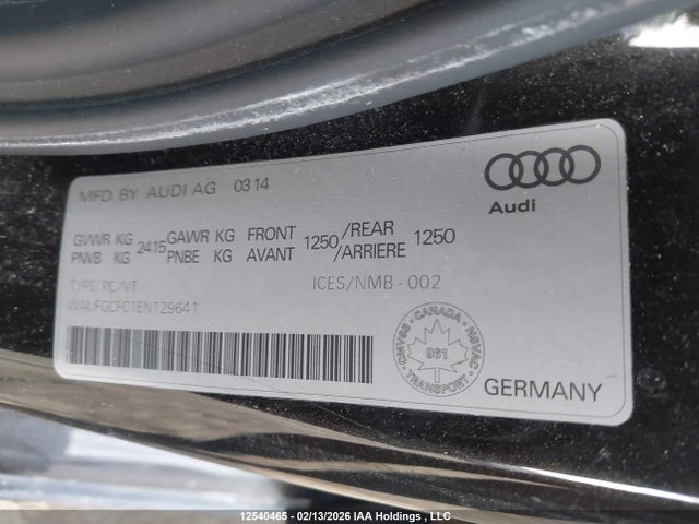 WAUFGCFC1EN129641 Audi A6 3.0 Progressiv