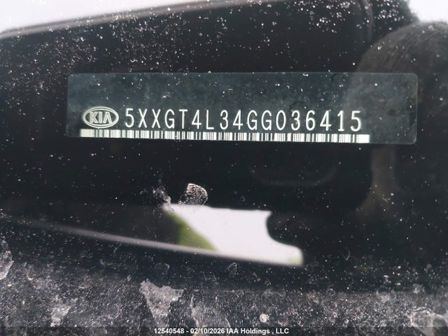 5XXGT4L34GG036415 KIA Optima Lx/lx+