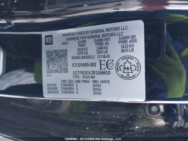 1GTP6DEK2R1166610 GMC Canyon At4