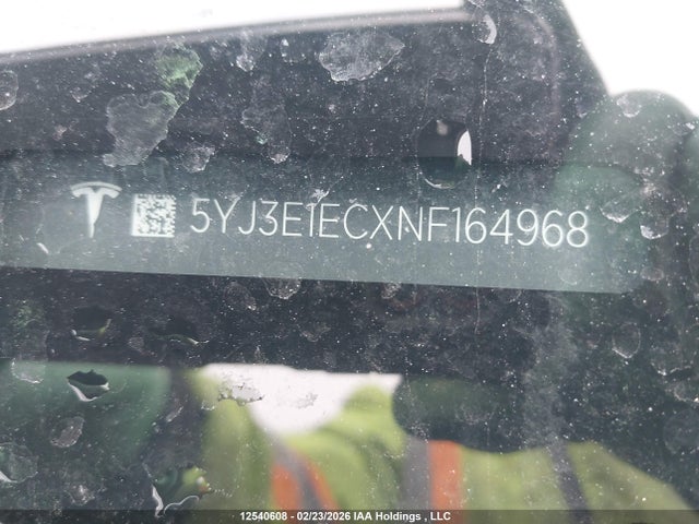 5YJ3E1ECXNF164968 Tesla Model 3 Performance