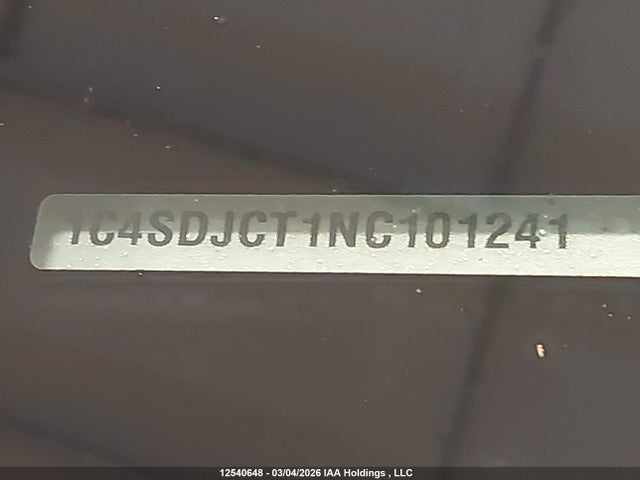 Aukcja sprzedaży 2022 Dodge Durango R/t, vin: 1C4SDJCT1NC101241, numer aukcji: 12540648