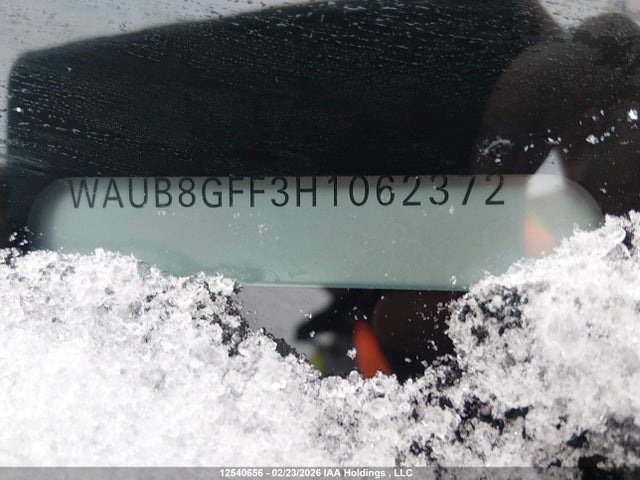 WAUB8GFF3H1062372 Audi A3 2.0t Komfort