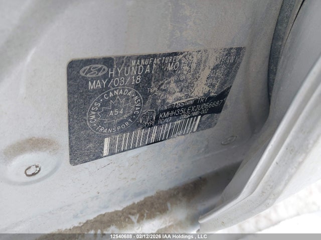 KMHH35LEXJU066687 Hyundai ELANTRA GT