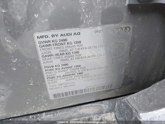 Audi Q5 45 Progressiv 2022 WA1EAAFY1N2016932 Image 18