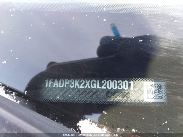 1FADP3K2XGL200301 Ford FOCUS SE