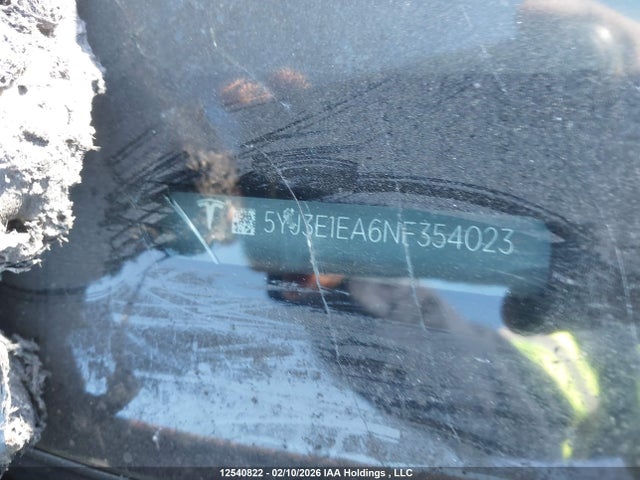 Aukcja sprzedaży 2022 Tesla Model 3, vin: 5YJ3E1EA6NF354023, numer aukcji: 12540822