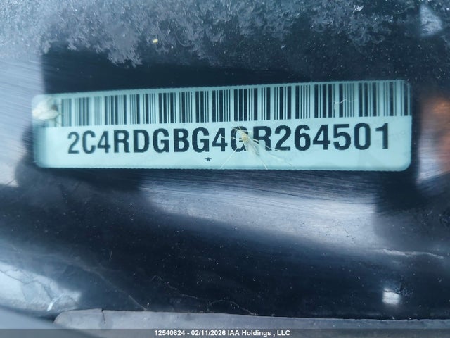 2C4RDGBG4GR264501 Dodge Grand Caravan Se