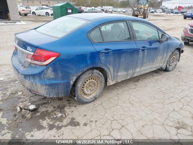 12540828 :رقم المزاد ، 2HGFB2E45FH024912 vin ، 2015 Honda Civic Lx مزاد بيع