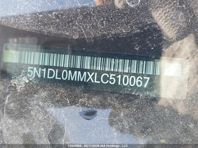 5N1DL0MMXLC510067 Infiniti Qx60 Luxe/pure/special Edition