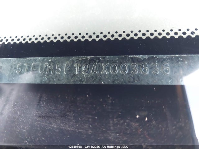 12540898 :رقم المزاد ، 5TFUM5F19AX003636 vin ، 2010 Toyota Tundra Sr5 4.6l V8 مزاد بيع