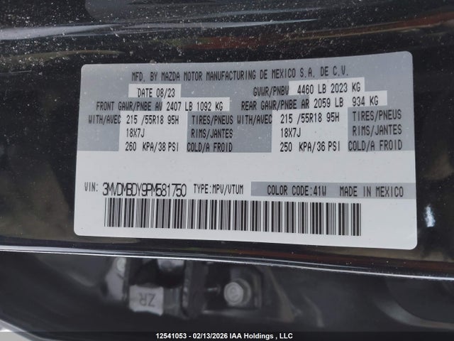 3MVDMBDY9PM581750 Mazda CX-30