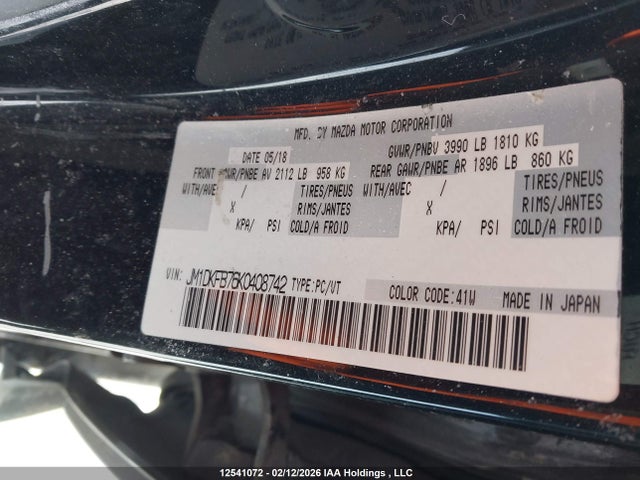 Mazda Cx-3 Sport 2019 JM1DKFB76K0408742 Image 18