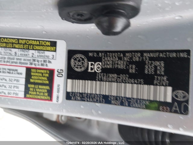 12541074 :رقم المزاد ، 2T1BURHE0EC006475 vin ، 2014 Toyota Corolla L/le/le Pls/prm/s/s Pls مزاد بيع