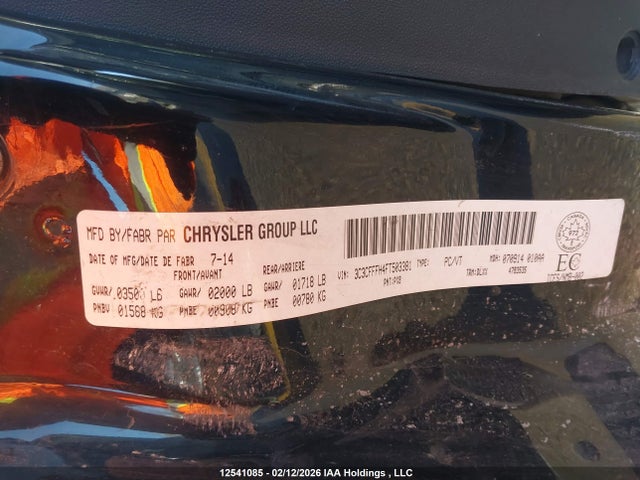 3C3CFFFH4FT503381 Fiat 500