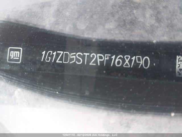 2023 Chevrolet Malibu Lt მანქანა იყიდება აუქციონზე, vin: 1G1ZD5ST2PF168190, აუქციონის ნომერი: 12541110