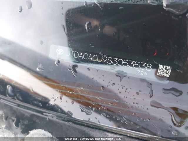 JTDACACU9S3053538 Toyota Prius