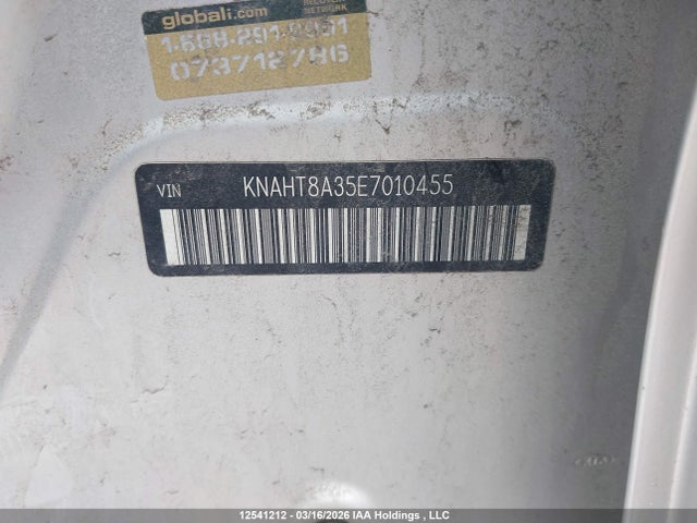 12541212 :رقم المزاد ، KNAHT8A35E7010455 vin ، 2014 Kia Rondo Lx مزاد بيع