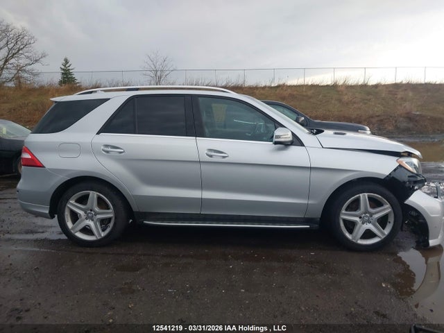 12541219 :رقم المزاد ، 4JGDA2EB0FA599260 vin ، 2015 Mercedes-benz Ml 350 Bluetec 4matic مزاد بيع