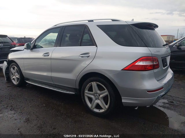 12541219 :رقم المزاد ، 4JGDA2EB0FA599260 vin ، 2015 Mercedes-benz Ml 350 Bluetec 4matic مزاد بيع