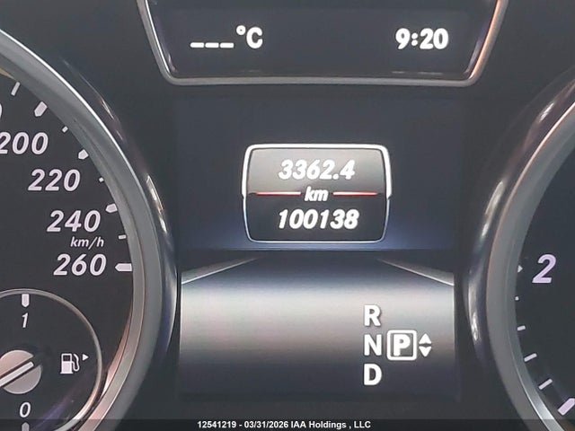 12541219 :رقم المزاد ، 4JGDA2EB0FA599260 vin ، 2015 Mercedes-benz Ml 350 Bluetec 4matic مزاد بيع