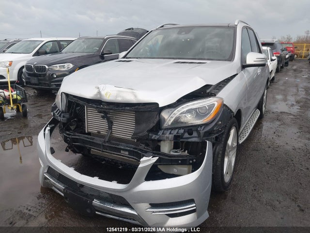 12541219 :رقم المزاد ، 4JGDA2EB0FA599260 vin ، 2015 Mercedes-benz Ml 350 Bluetec 4matic مزاد بيع