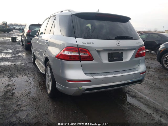 12541219 :رقم المزاد ، 4JGDA2EB0FA599260 vin ، 2015 Mercedes-benz Ml 350 Bluetec 4matic مزاد بيع