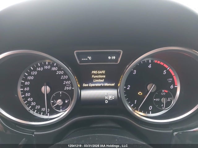 12541219 :رقم المزاد ، 4JGDA2EB0FA599260 vin ، 2015 Mercedes-benz Ml 350 Bluetec 4matic مزاد بيع