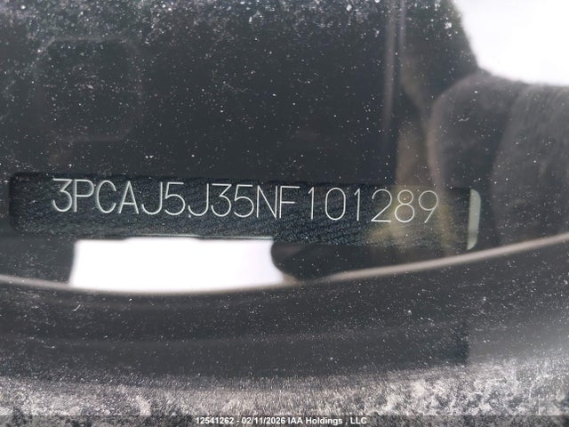 12541262 :رقم المزاد ، 3PCAJ5J35NF101289 vin ، 2022 Infiniti Qx55 Luxe مزاد بيع