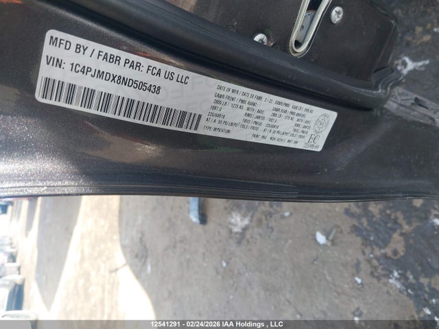 1C4PJMDX8ND505438 Jeep Cherokee