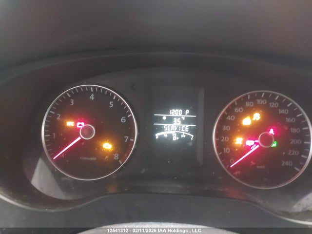 12541312 :رقم المزاد ، 3VWDX7AJXCM342812 vin ، 2012 Volkswagen Jetta Se مزاد بيع